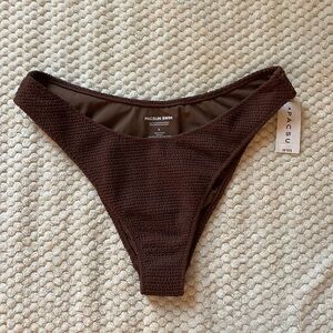 PacSun Brown Bikini Bottom, Size L